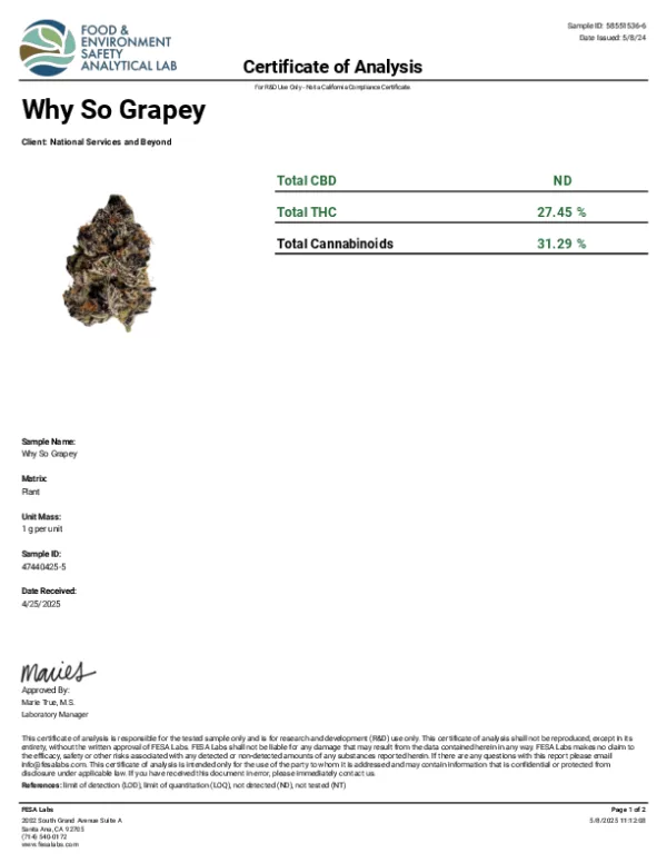 Why So Grapey 1/4 OZ - Image 5