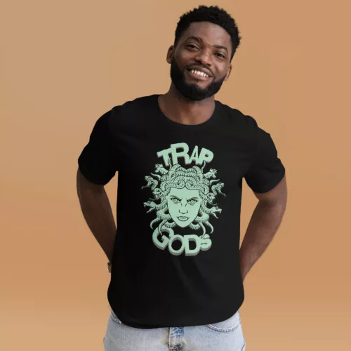 Trapgods Black Logo Tee